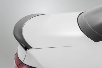 3 899 р. Лип-спойлер Kudos KIA Rio 4 FB дорестайлинг седан (2016-2020) (Неокрашенный)  с доставкой в г. Керчь. Увеличить фотографию 2