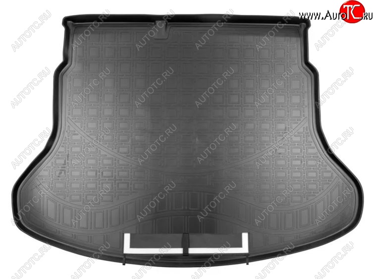 3 299 р. Коврик в багажник Norplast Unidec  KIA Rio  4 FB (2016-2025) дорестайлинг седан, рестайлинг седан (Черный с фартуком)  с доставкой в г. Керчь