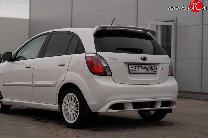 4 599 р. Спойлер хэтчбек Vita Dm KIA Rio 2 JB дорестайлинг, хэтчбэк 5 дв. (2005-2009) (Неокрашенный)  с доставкой в г. Керчь