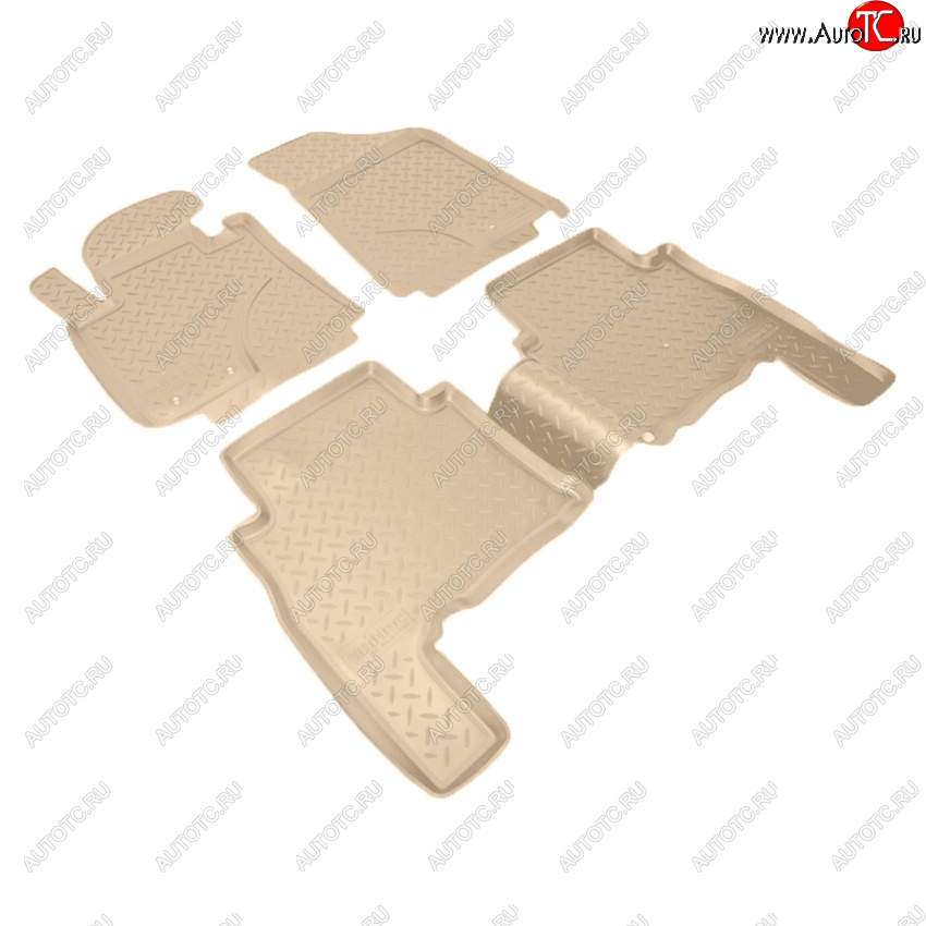 3 289 р. Коврики салона Norplast Unidec  KIA Sorento  XM (2009-2012) дорестайлинг (Цвет: бежевый)  с доставкой в г. Керчь