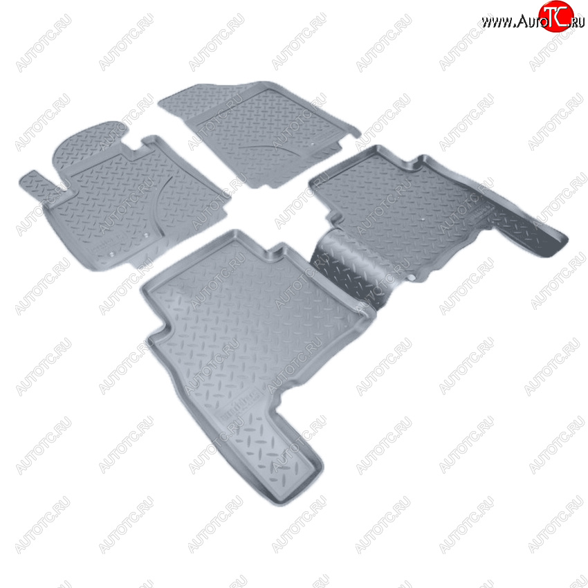 3 289 р. Коврики салона Norplast Unidec  KIA Sorento  XM (2009-2012) дорестайлинг (Цвет: серый)  с доставкой в г. Керчь