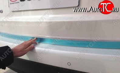 5 349 р. Нижняя накладка на крышку багажника СТ KIA Sorento XM рестайлинг (2012-2015)  с доставкой в г. Керчь