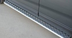 24 649 р. Широкая защита порогов SLITKOFF  KIA Sorento  XM (2012-2015) рестайлинг  с доставкой в г. Керчь. Увеличить фотографию 2