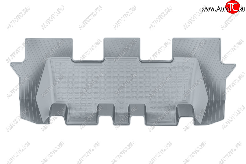 1 249 р. Коврик салона Norplast (3 ряд)  KIA Sorento  MQ4 (2020-2022) (Цвет: серый)  с доставкой в г. Керчь