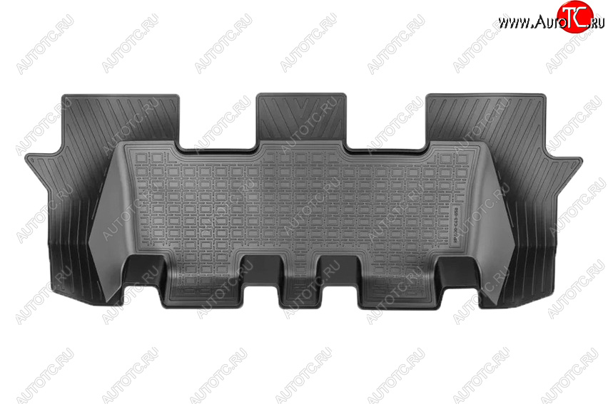 969 р. Коврик салона Norplast (3 ряд) KIA Sorento MQ4 (2020-2022) (Цвет: черный)  с доставкой в г. Керчь