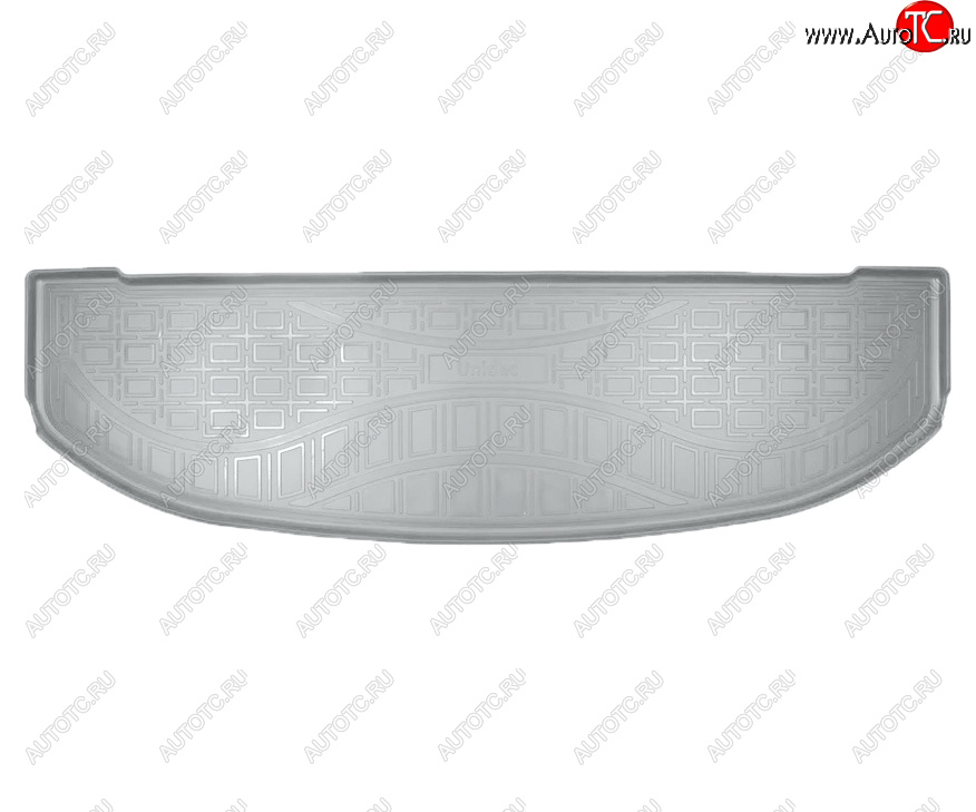 1 289 р. Коврик багажника Norplast Unidec (7 мест, разложенный 3-й ряд)  KIA Sorento  MQ4 (2020-2022) (Цвет: серый)  с доставкой в г. Керчь