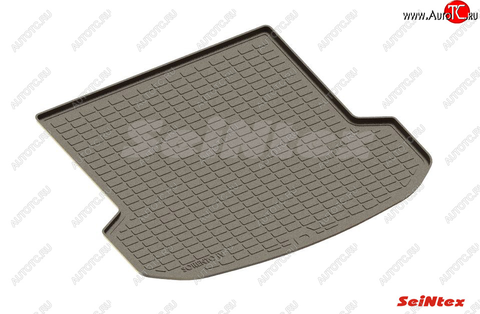 1 669 р. Коврик в багажник SeiNtex (полимерный) KIA Sorento MQ4 (2020-2022) (Пять мест)  с доставкой в г. Керчь