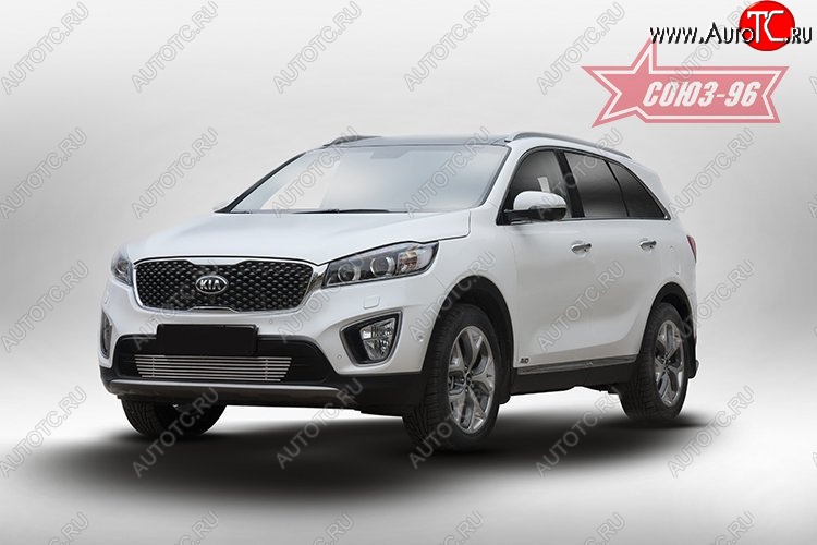 5 219 р. Декоративный элемент воздухозаборника Souz-96 (d10) KIA Sorento UM/Prime рестайлинг (2018-2020)  с доставкой в г. Керчь