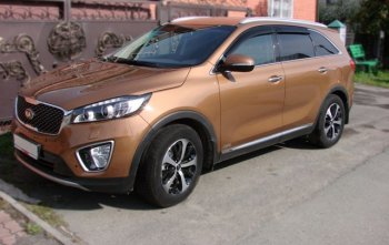 949 р. Дефлектора окон SIM KIA Sorento UM/Prime дорестайлинг (2014-2018)  с доставкой в г. Керчь. Увеличить фотографию 2