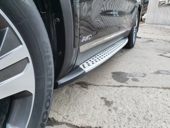 12 999 р. Подножки боковые WINBO  KIA Sorento  UM/Prime (2014-2020) дорестайлинг, рестайлинг  с доставкой в г. Керчь. Увеличить фотографию 4