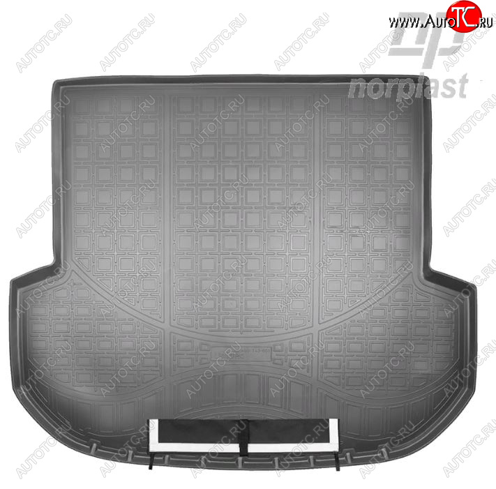 3 369 р. Коврик багажника Norplast (5 мест)  KIA Sorento  UM/Prime (2014-2020) дорестайлинг, рестайлинг (Черный, с погрузочным ковриком (фартуком))  с доставкой в г. Керчь