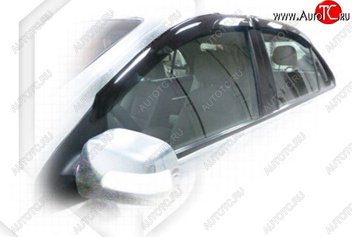 2 699 р. Дефлектора окон CA-Plastiс KIA Sorento BL рестайлинг (2006-2010) (Classic полупрозрачный, Без хром.молдинга)  с доставкой в г. Керчь