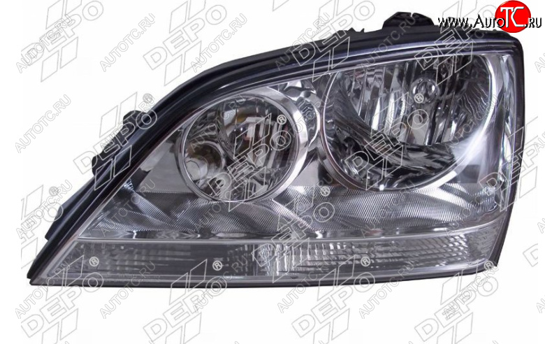 3 599 р. Левая передняя фара DEPO  KIA Sorento  BL (2002-2006) дорестайлинг  с доставкой в г. Керчь