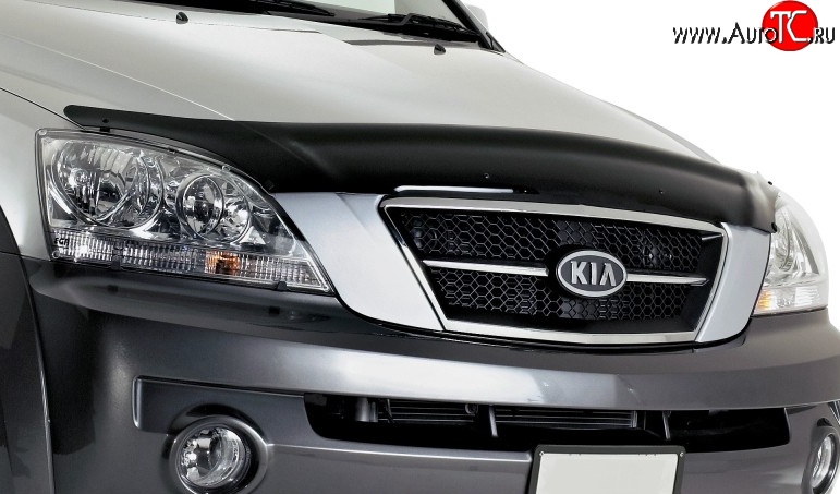 4 599 р. Дефлектор капота NovLine KIA Sorento BL дорестайлинг (2002-2006)  с доставкой в г. Керчь