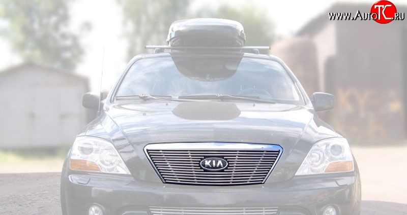 5 399 р. Декоративная вставка решетки радиатора BL Berkut KIA Sorento BL рестайлинг (2006-2010)  с доставкой в г. Керчь