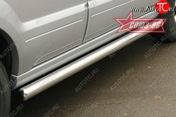 14 894 р. Защита порогов Souz-96 (d76) KIA Sorento BL рестайлинг (2006-2010)  с доставкой в г. Керчь
