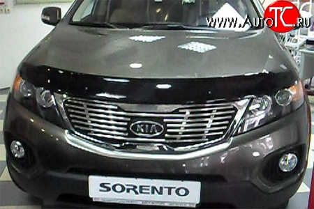 3 199 р. Дефлектор капота NovLine KIA Sorento XM дорестайлинг (2009-2012)  с доставкой в г. Керчь