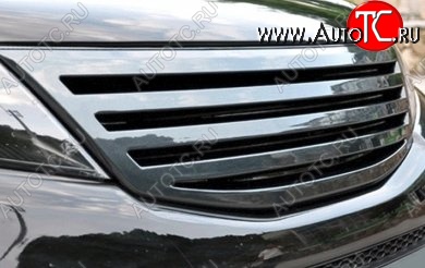 6 899 р. Решётка радиатора CT v1 KIA Sorento XM дорестайлинг (2009-2012) (Неокрашенная)  с доставкой в г. Керчь