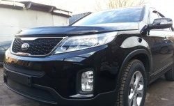 1 469 р. Сетка верхнего воздухозаборника переднего бампера Russtal KIA Sorento XM рестайлинг (2012-2015)  с доставкой в г. Керчь. Увеличить фотографию 2