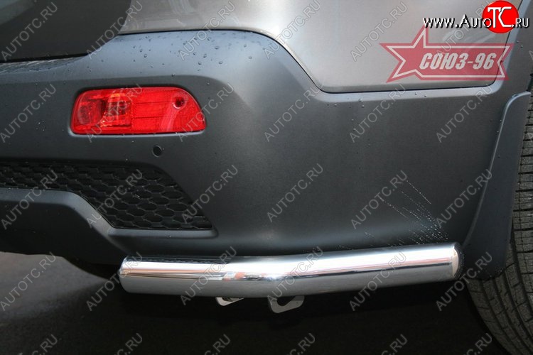9 224 р. Защита заднего бампера из боковых уголков Souz-96 (d60) KIA Sorento XM дорестайлинг (2009-2012)  с доставкой в г. Керчь