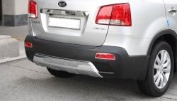4 249 р. Диффузор на задний бампер SuvStyle KIA Sorento XM рестайлинг (2012-2015) (Неокрашенная)  с доставкой в г. Керчь. Увеличить фотографию 2