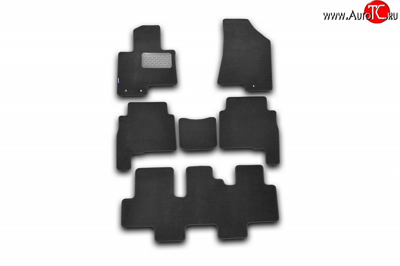 5 699 р. Коврики в салон Element 6 шт. (текстиль) KIA Sorento XM дорестайлинг (2009-2012)  с доставкой в г. Керчь