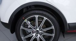 4 599 р. Накладки на колёсные арки RA (комплект 4 шт.) KIA Soul PS рестайлинг (2017-2019) (Поверхность шагрень)  с доставкой в г. Керчь. Увеличить фотографию 2