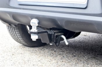 14 129 р. Фаркоп Petroil Tuning (съемный квадрат) KIA Soul PS рестайлинг (2017-2019)  с доставкой в г. Керчь. Увеличить фотографию 2