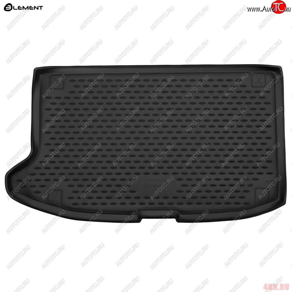 1 579 р. Коврик багажника Element (полиуретан) KIA Soul SK3 (2018-2022)  с доставкой в г. Керчь