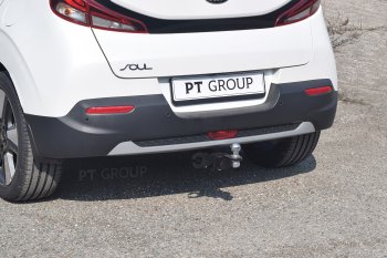 14 459 р. Фаркоп Petroil Tuning (съемный квадрат) KIA Soul SK3 (2018-2022)  с доставкой в г. Керчь. Увеличить фотографию 2