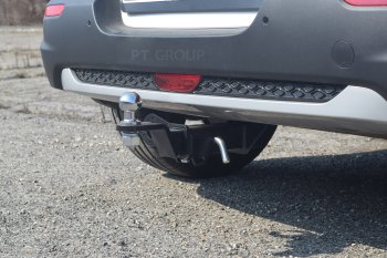14 459 р. Фаркоп Petroil Tuning (съемный квадрат) KIA Soul SK3 (2018-2022)  с доставкой в г. Керчь. Увеличить фотографию 4