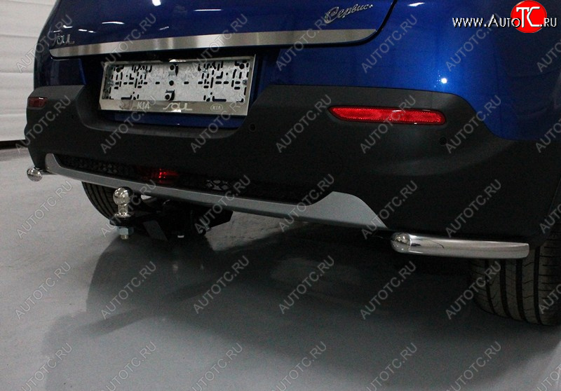 13 749 р. Фаркоп (тягово-сцепное устройство) TCC KIA Soul SK3 (2018-2022) (Оцинкованный, шар E)  с доставкой в г. Керчь