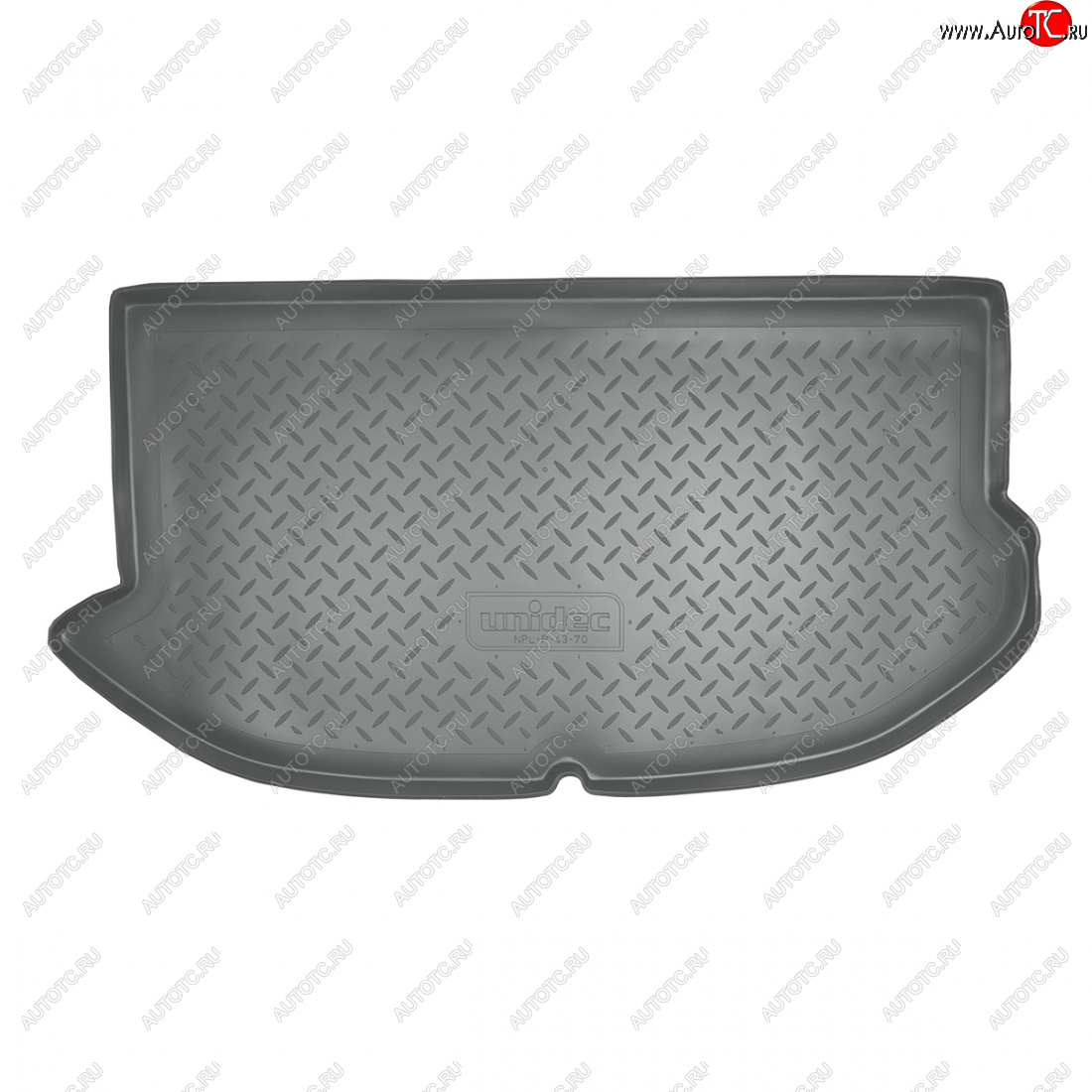 1 849 р. Коврик в багажник Norplast Unidec  KIA Soul  AM (2008-2014) дорестайлинг, рестайлинг (Серый)  с доставкой в г. Керчь