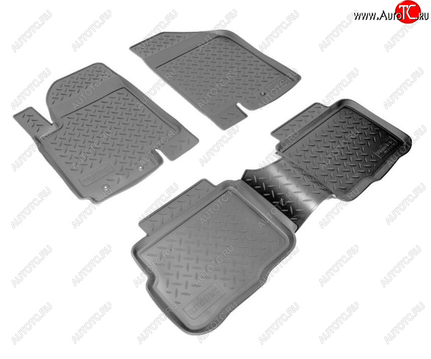 2 249 р. Комплект ковриков в салон Norplast KIA Soul AM дорестайлинг (2008-2011) (Цвет: черный)  с доставкой в г. Керчь