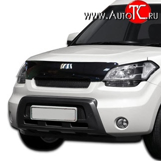 569 р. Дефлектор капота NovLine KIA Soul AM дорестайлинг (2008-2011)  с доставкой в г. Керчь