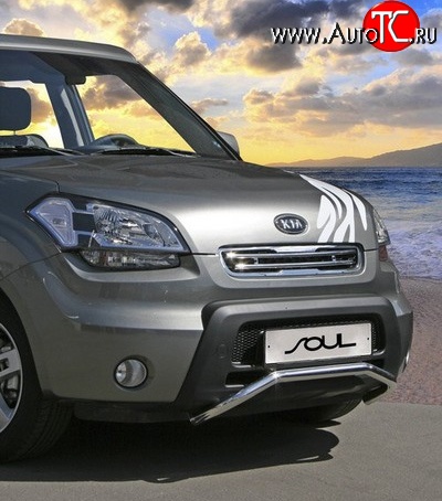 5 894 р. Декоративные вставки решетки радиатора Novline KIA Soul AM дорестайлинг (2008-2011)  с доставкой в г. Керчь