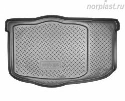 Коврик в багажник (без органайзера) Norplast KIA Soul AM рестайлинг (2011-2014) (Цвет: черный)