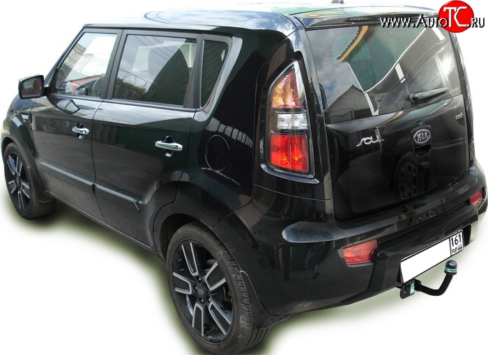 7 799 р. Фаркоп Лидер Плюс KIA Soul AM дорестайлинг (2008-2011) (Без электропакета)  с доставкой в г. Керчь