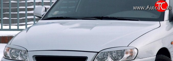 28 949 р. Капот Стандартный KIA Spectra (2000-2009) (Окрашенный)  с доставкой в г. Керчь