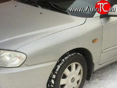 12 949 р. Переднее левое крыло Стандартное KIA Spectra (2000-2009) (Окрашенное)  с доставкой в г. Керчь
