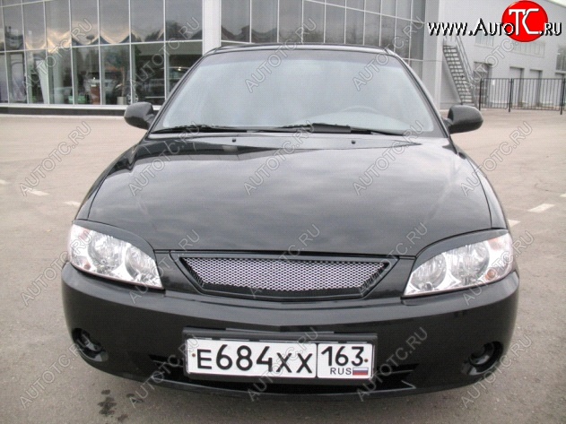 699 р. Реснички на фары Фанат KIA Spectra (2000-2009) (Неокрашенные)  с доставкой в г. Керчь