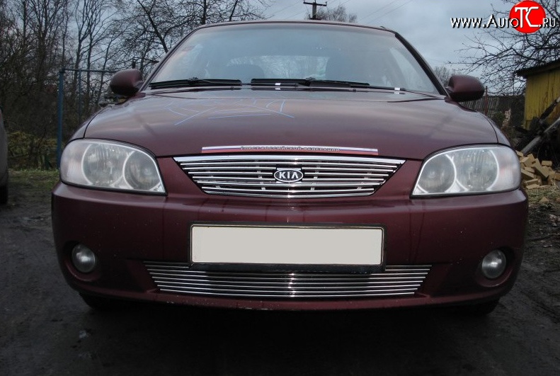 4 399 р. Декоративная вставка воздухозаборника (рестайлинг) Berkut KIA Spectra (2000-2009)  с доставкой в г. Керчь