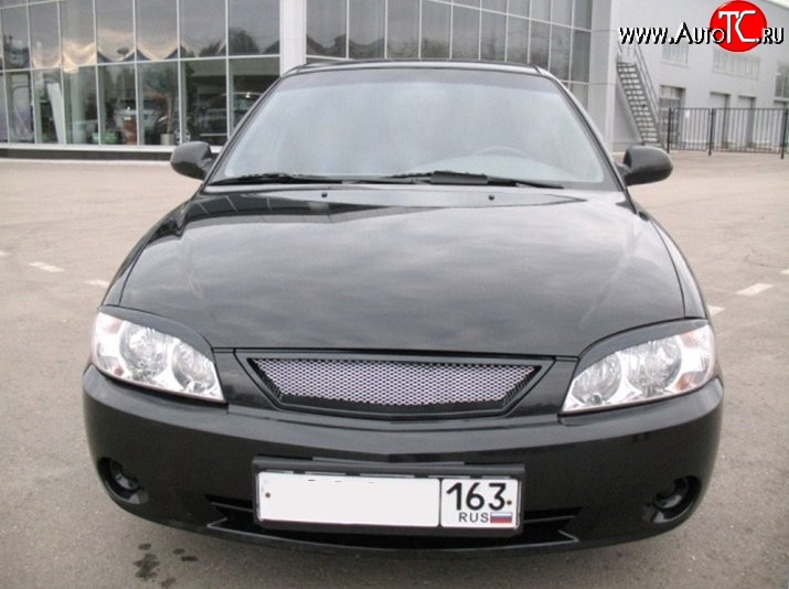 2 499 р. Решётка радиатора Sport  KIA Spectra (2000-2009) (Неокрашенная)  с доставкой в г. Керчь
