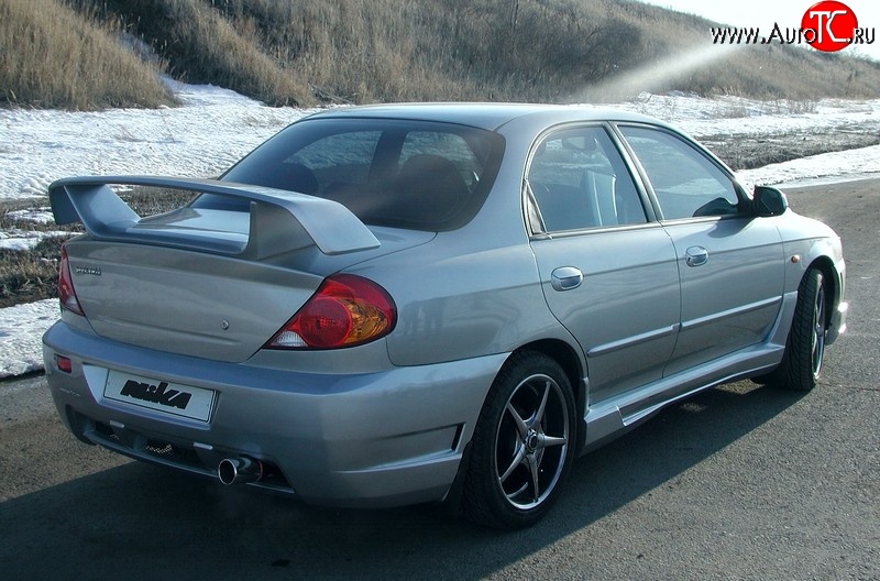 6 799 р. Спойлер Nika-Этажерка KIA Spectra (2000-2009) (Неокрашенный)  с доставкой в г. Керчь