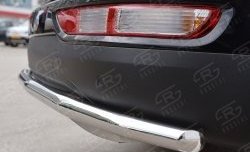 16 249 р. Защита заднего бампера (Ø42 мм, нержавейка) SLITKOFF  KIA Sportage  4 QL (2016-2018) дорестайлинг  с доставкой в г. Керчь. Увеличить фотографию 4