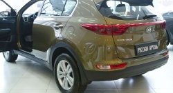 1 959 р. Накладки порожков салона RA  KIA Sportage  4 QL (2016-2018) дорестайлинг (Комплект на 4 двери)  с доставкой в г. Керчь. Увеличить фотографию 4
