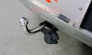 Фаркоп (тягово-сцепное устройство) TCC (кроме GT-Line) KIA Sportage  4 QL (2016-2018) дорестайлинг (Оцинкованный, шар A - нержавейка)