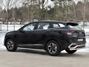 15 899 р. Защита заднего бампера (труба, d63) SLITKOFF  KIA Sportage  5 NQ5 (2021-2025)  с доставкой в г. Керчь. Увеличить фотографию 4