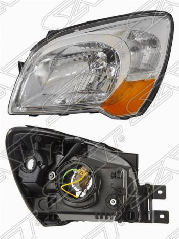 Левая передняя фара SAT KIA Sportage  2 JE,KM (2008-2010)  рестайлинг