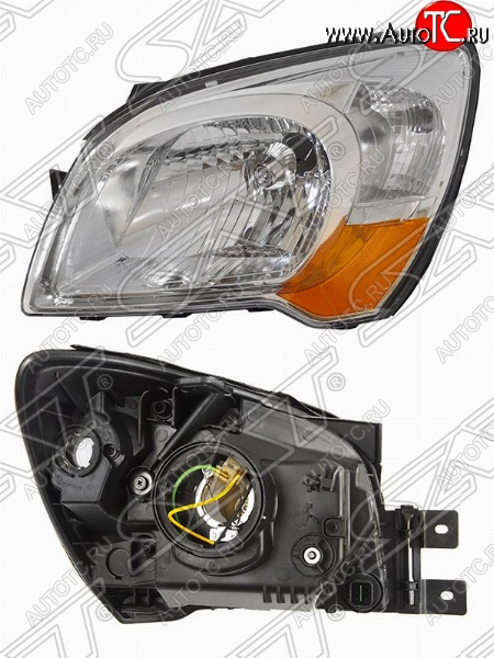 4 999 р. Левая передняя фара SAT  KIA Sportage  2 JE,KM (2008-2010)  рестайлинг  с доставкой в г. Керчь